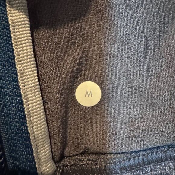Lululemon Men’s Jacket Medium Navy Gray Full Zip Reflective Running Training - Picture 8 of 8